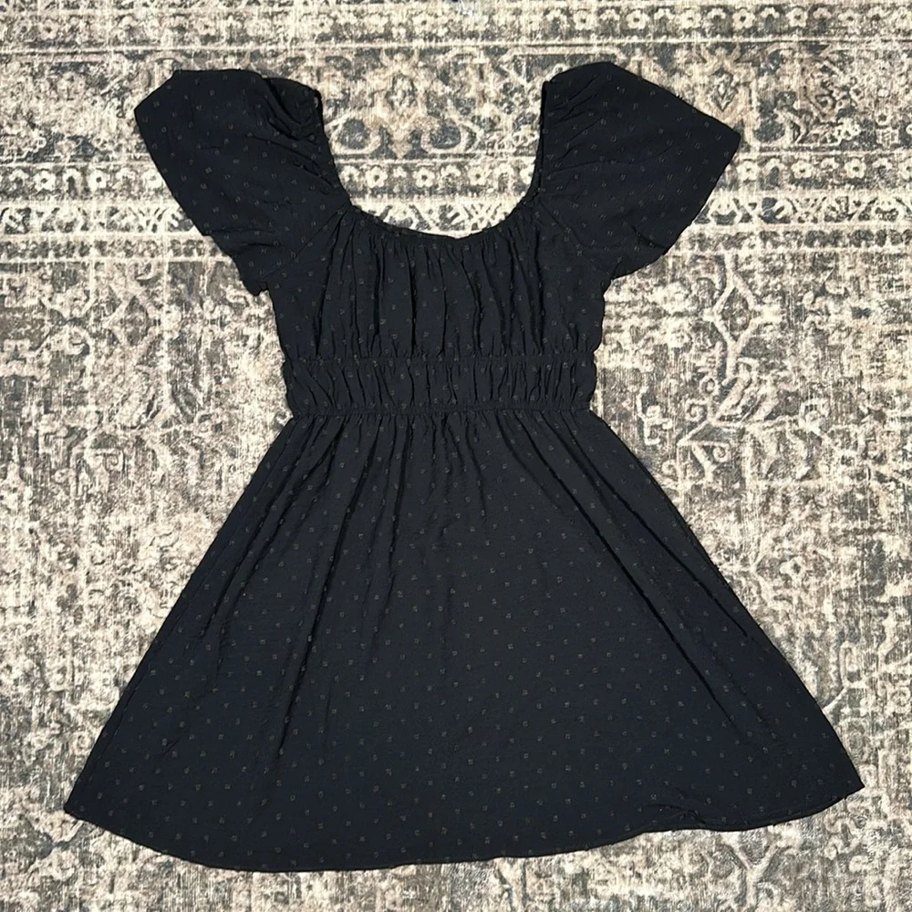 Altar'd State Dark Blue Flutter Sleeve Mini Dress - Picture 6 of 6